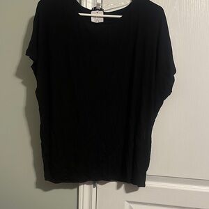 Reitmans Black Short Sleeve Top